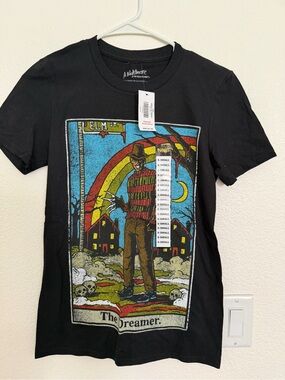 Spirit Black Freddy Krueger Rainbow Graphic Tee